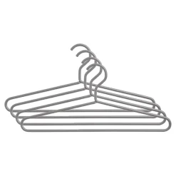 Percha Alfred, Gris claro, set de 4