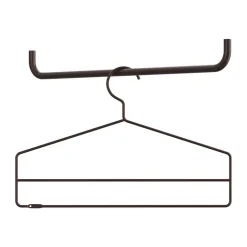 Percha String paquete de 4, Marrón oscuro