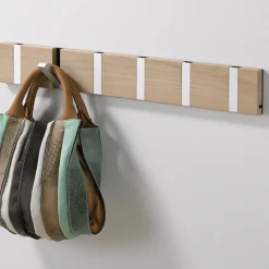 Perchero 3 ganchos Knax, Blanco