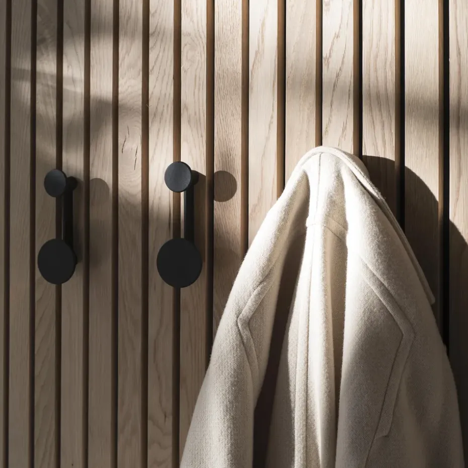 Perchero Afteroom S, negro