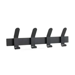 Perchero A-Rack, Black, 4 ganchos