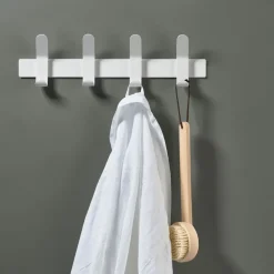 Perchero A-Rack, Soft grey, 4 ganchos