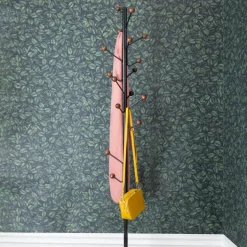 Perchero Bill Floor, Negro-marrón oscuro