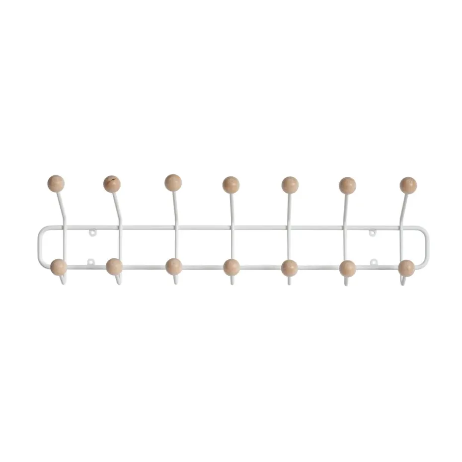 Perchero Bill Horizontal S, blanco