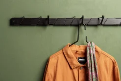 Perchero con ganchos Tamburin 73,5 cm, Negro-negro