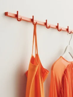 Perchero con pomos Relief medium 82 cm, Naranja
