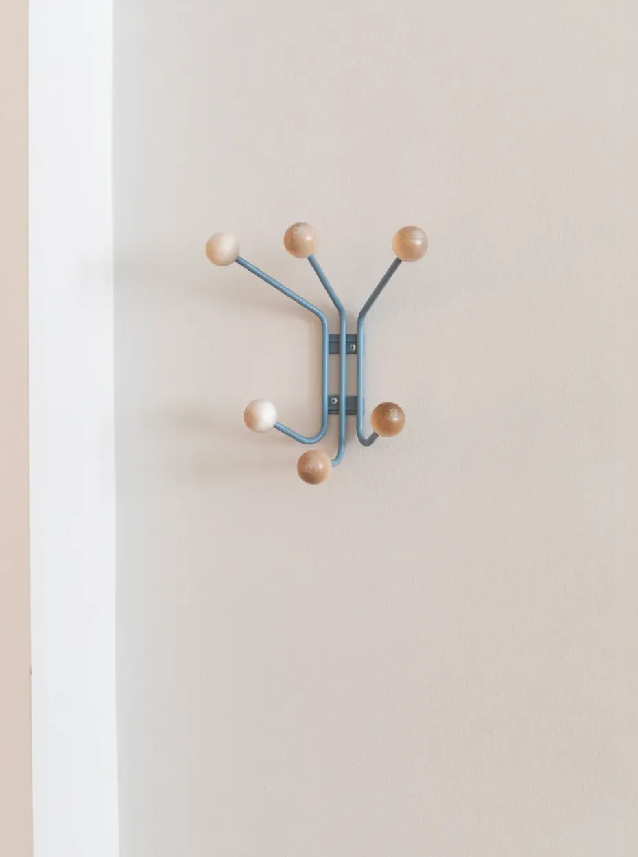 Perchero de pared Bill XS, Pigeon blue