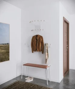 Perchero de pared Bill XXS, Greige