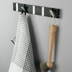 Perchero de pared Knax 33 cm, negro