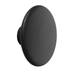 Perchero de pared The Dots, negro, grande