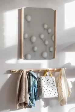 Perchero Else natural, 7 ganchos