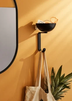 Perchero Nest, negro mate