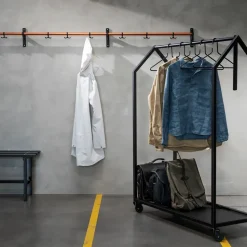 Perchero Nostalgi, Cobre, base blanca