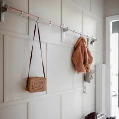 Perchero Nostalgi, Nogal, aluminio stativ