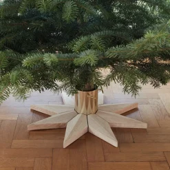 Pie para árbol de navidad Stella Ø50,5 cm, roble