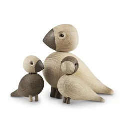 Pájaro Alfred de madera, roble