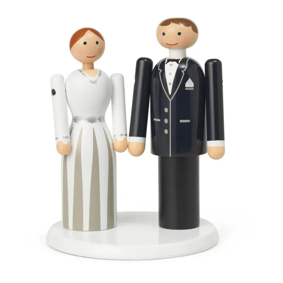 Plataforma para pareja de novios Kay Bojesen, Blanco