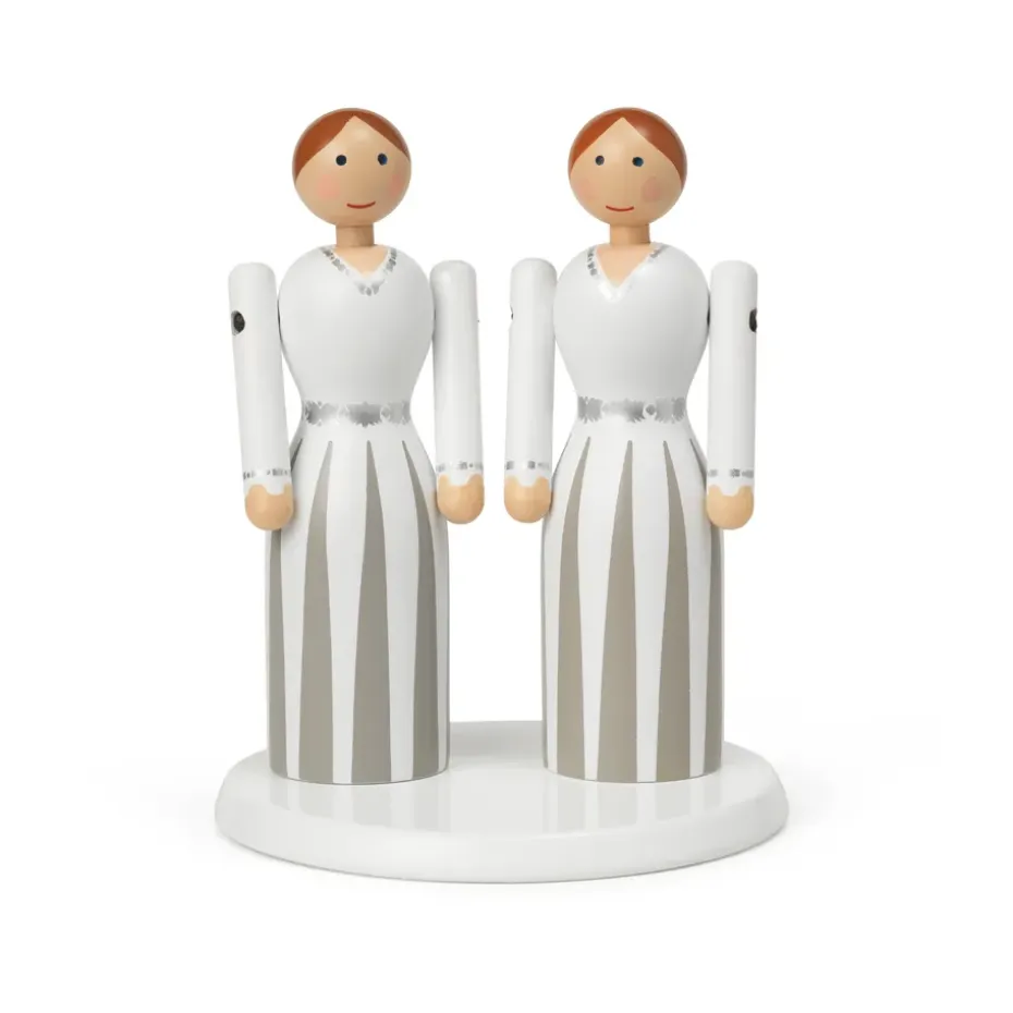 Plataforma para pareja de novios Kay Bojesen, Blanco