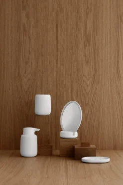 Plato de jabón Sono 10x13 cm, blanco