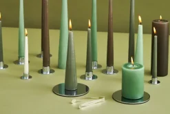 Plato para vela ester & erik Ø12 cm brillante, Silver