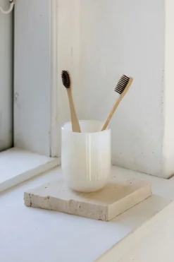 Portacepillos Opal, Lino