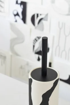 Portaescobillas baño Icon, Off-white