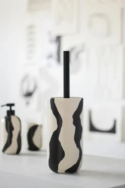 Portaescobillas baño Icon, Off-white