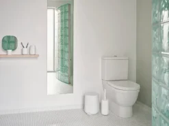 Portaescobillas baño Time 36 cm, White