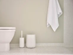 Portaescobillas baño Time 36 cm, White