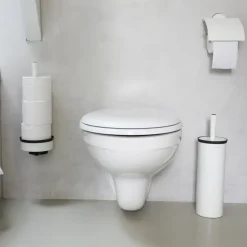 Portarrollos para papel higiénico Profile, pure white (blanco crudo)