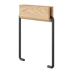 Portarrollos para papel higiénico Moebe, Roble-negro