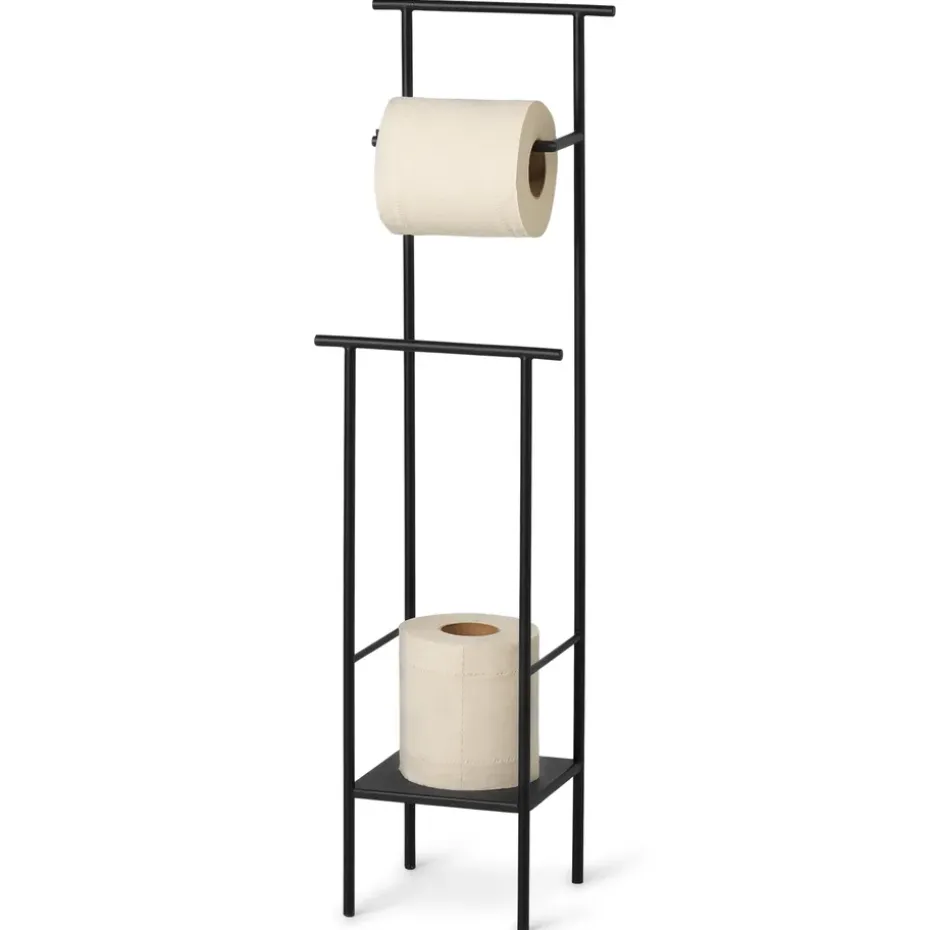 Portarrollos para papel higiénico Dora, Black