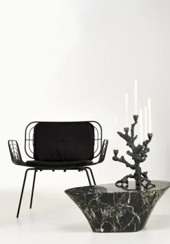 Portavelas Apple tree L 53 cm, Gris oscuro