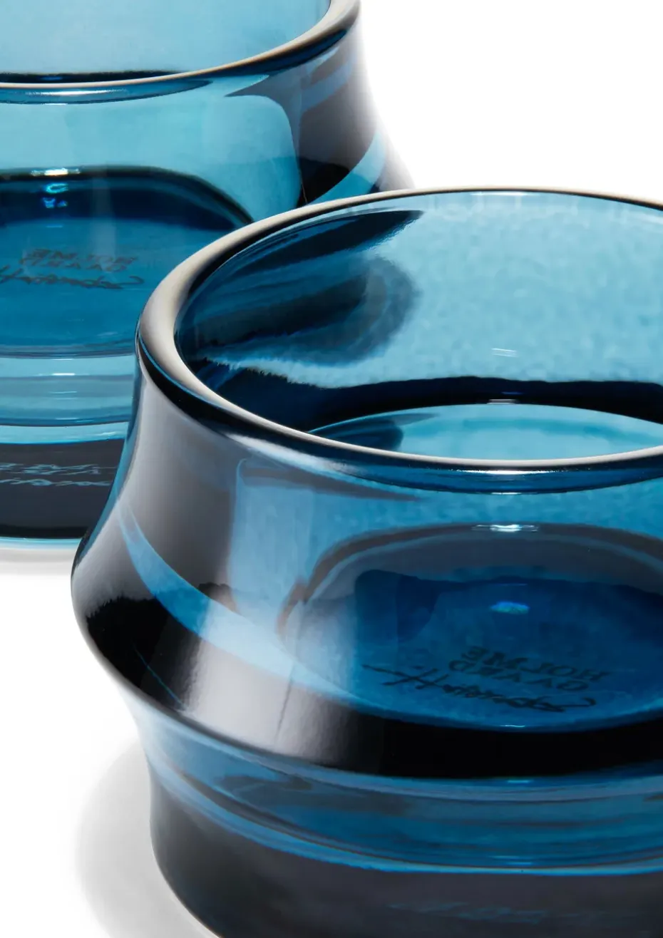 Portavelas Arc 5 cm 2-pack, Azul oscuro