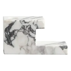 Portavelas bajo Brick 7,5x14 cm, Calacatta