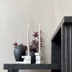 Portavelas bajo Brick 7,5x14 cm, Calacatta