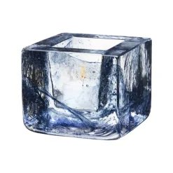 Portavelas Brick, azul