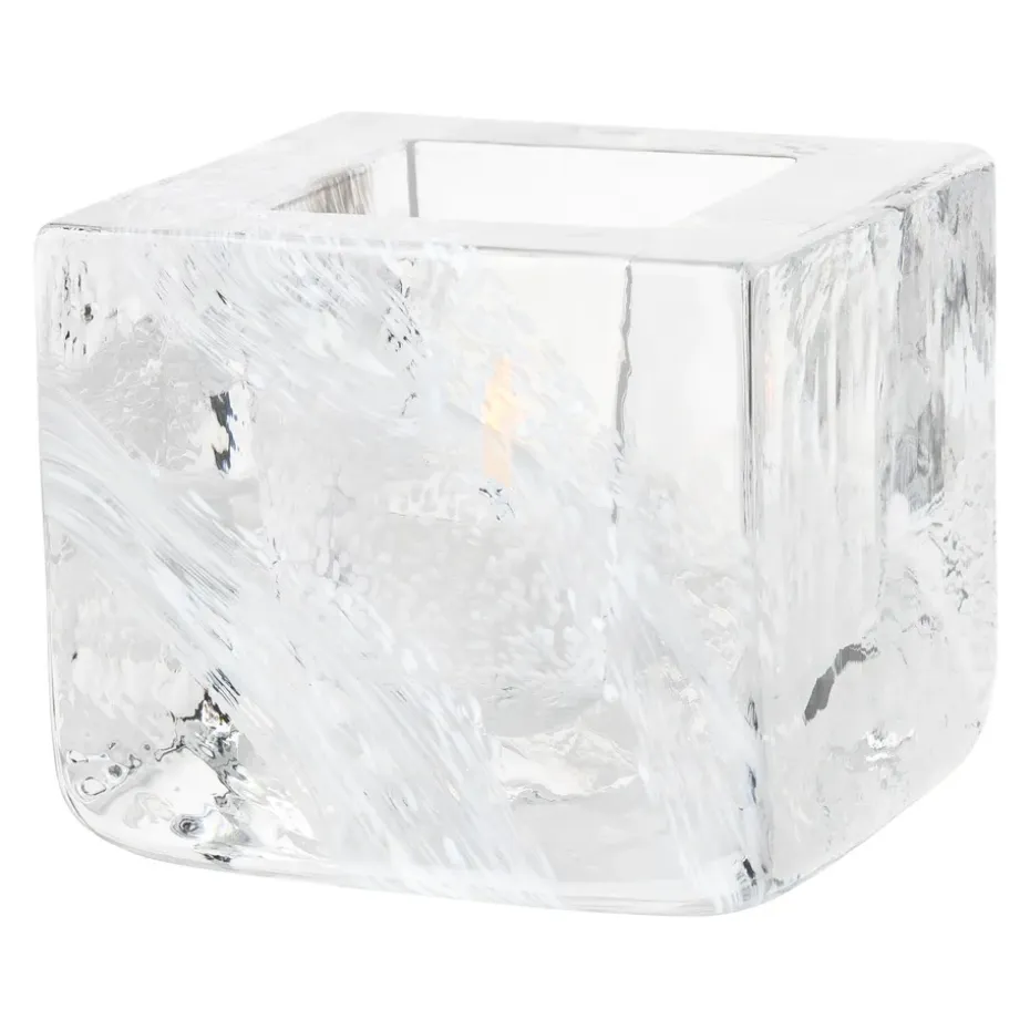 Portavelas Brick, blanco