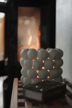 Portavelas Bright Ø17 cm, White