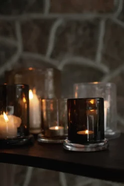 Portavelas Bubble Ø14 cm, Brown