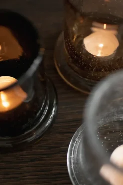 Portavelas Bubble Ø14 cm, Clear