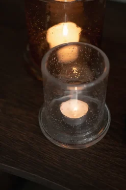 Portavelas Bubble Ø10 cm, Clear