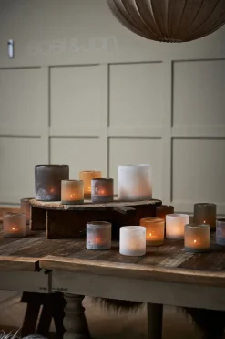 Portavelas Bungenäs Ø12,5 cm, blanco