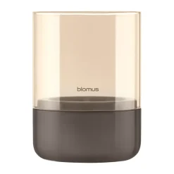 Portavelas Calma Ø10 cm, Burned Metal-metallic finish