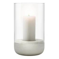 Portavelas Calma Ø12 cm, Light grey