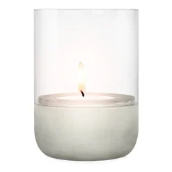 Portavelas Calma Ø10 cm, Light grey