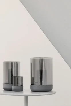 Portavelas Calma Ø10 cm, Steel grey