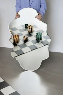 Portavelas Calore XS Ø10 cm, Black-beige