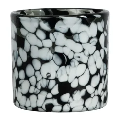 Portavelas Calore XS Ø10 cm, Black-white
