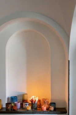 Portavelas Calore XS Ø10 cm, Black-white